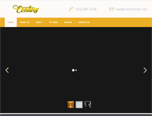 Tablet Screenshot of centuryrods.com